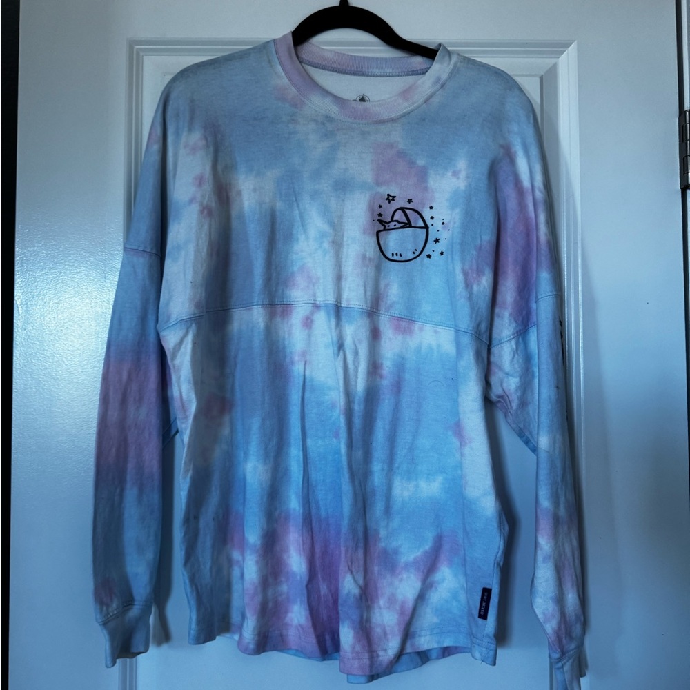 Tie-Dye Long Sleeve Disney Jersey - Grogu